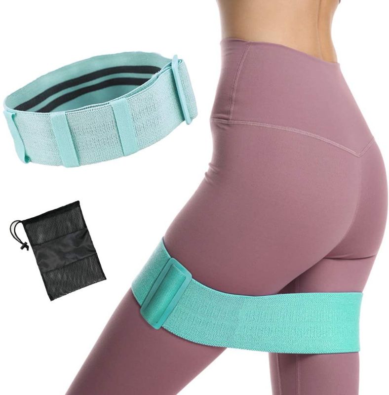 Photo 1 of Weesler Resistance Bands Loop Exercise Bands Booty Bands of Adjustable Length,Workout Bands Hip Bands Resistance Bands Hip Resistance Band for Legs and Butt,Activate Glutes and Thigh,1 PCS