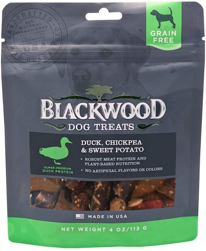 Photo 1 of Blackwood Pet Grain Free Dog Treats Made in USA [Natural Dog Treats For Healthy Snacks], Available in 3 Flavor Varieties, 4 oz. resealable bag