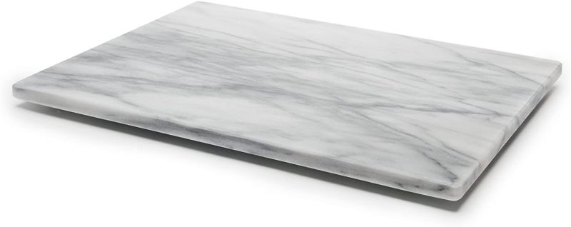 Photo 1 of Fox Run Marble Pastry Board, 12" x 16", White