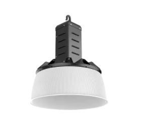 Photo 1 of 16 in. 750-Watt Equivalent Integrated LED Dimmable Black High Bay Light, 5000K