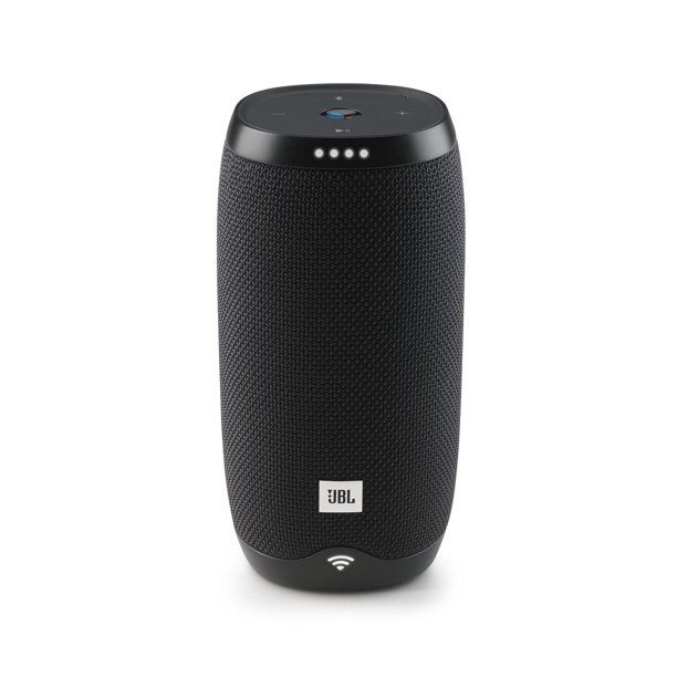 Photo 1 of JBL - Link Smart Portable Wi-Fi and Bluetooth Speaker with Google Assistant - Black