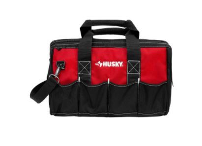 Photo 1 of 18 in. 14 Pocket Zippered Tool Bag