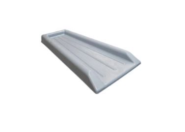 Photo 1 of 3pk 23 in. Gray Plastic Splash Block