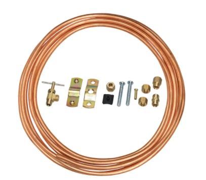 Photo 1 of 1/4 in. COMP x 1/4 in. COMP x 15 ft. Copper Ice Maker Installation Kit