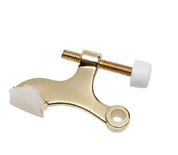 Photo 1 of Bright Brass Hinge Pin Door Stop 5pc