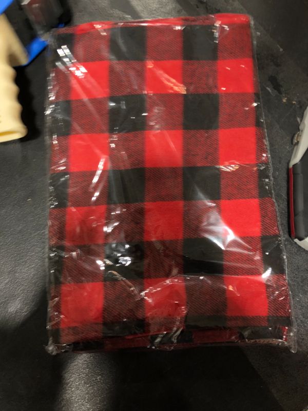 Photo 1 of 14x72 inch table runner buffalo plaid 