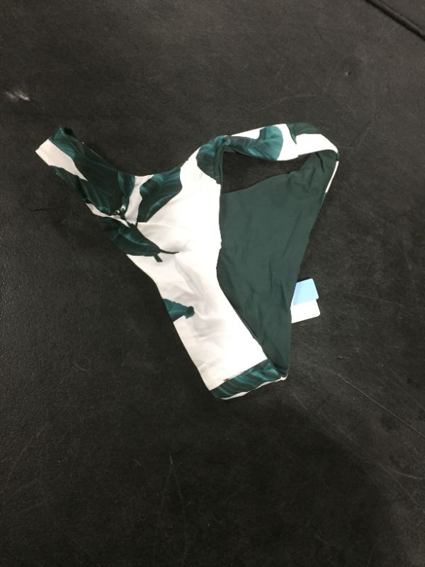 Photo 1 of Leafy Reversible High Cut Bikini Bottom Sm