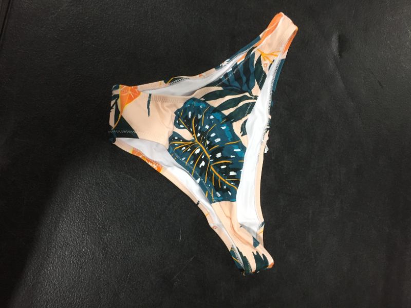 Photo 2 of Bright Leafy Print Bikini Bottom Sm