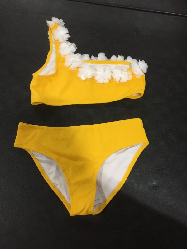 Photo 2 of Bright Yellow Bikini For Toddler Girls Size 12