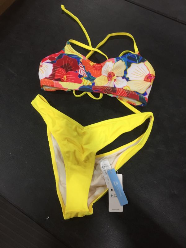 Photo 2 of Bright Floral Print Bikini XL