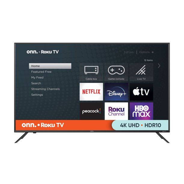 Photo 1 of PARTS onn. 50" Class 4K (2160P) Roku Smart LED TV