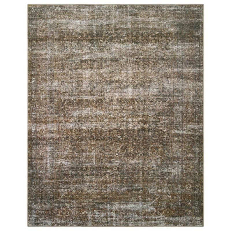 Photo 1 of Amber Lewis x Loloi Billie 6' x 9' Tobacco and Rust Area Rug
