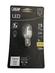 Photo 1 of 15-Watt Equivalent Bright White (3000K) T6 Candelabra E12 Base LED Light Bulb
