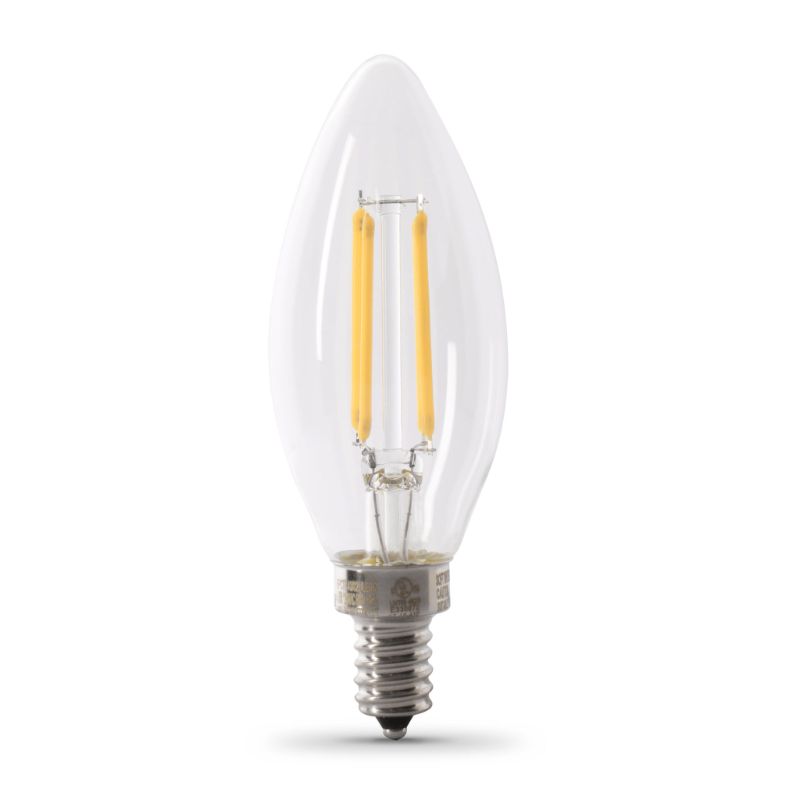 Photo 1 of 40 Watt Equivalent Soft White B10 Dimmable LED  ( 4 PACK )