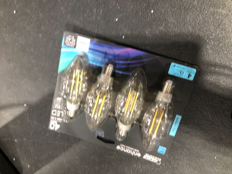 Photo 2 of 40 Watt Equivalent Soft White B10 Dimmable LED  ( 4 PACK )