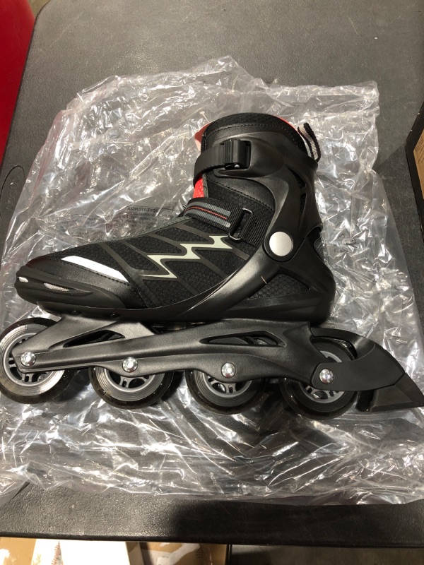 Photo 2 of Bladerunner by Rollerblade Advantage Pro XT Men's Adult Fitness Inline Skate, Black and Red, Inline Skates. SIZE US 10.
