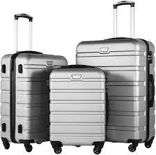 Photo 1 of COOLIFE Luggage 2 Piece Set Suitcase Spinner Hardshell Lightweight TSA Lock. 
