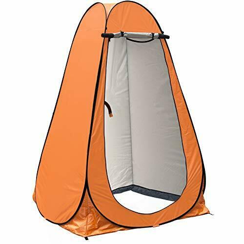 Photo 1 of anngrowy Pop Up Privacy Tent Shower Tent Portable Outdoor Camping Bathroom Toile
