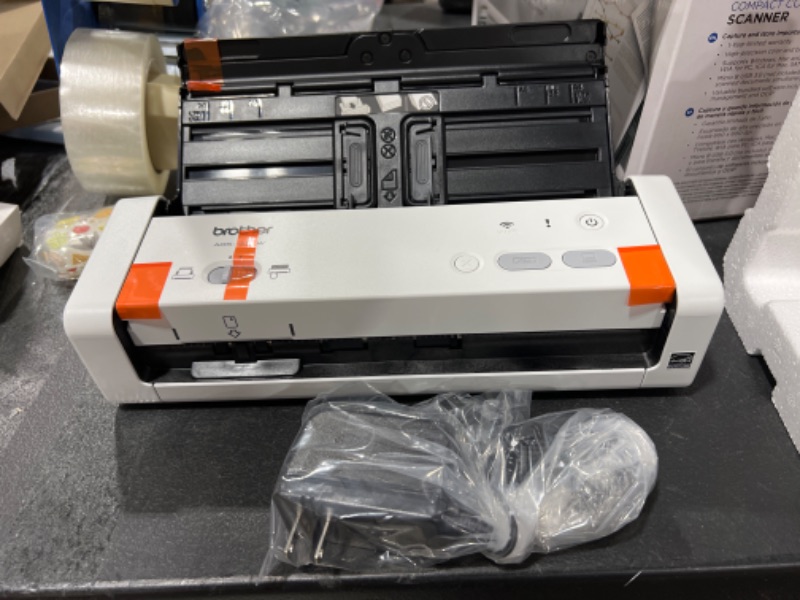 Photo 1 of Brother Wireless Portable Compact Desktop Scanner, ADS-1250W, Easy-to-Use, Fast Scan Speeds, Ideal for Home, Home Office or On-the-Go Professionals
