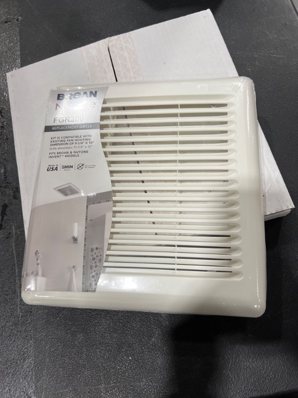 Photo 2 of Broan NuTone Invent Bathroom Ventilation Fan Replacement Grille (FGR300)
