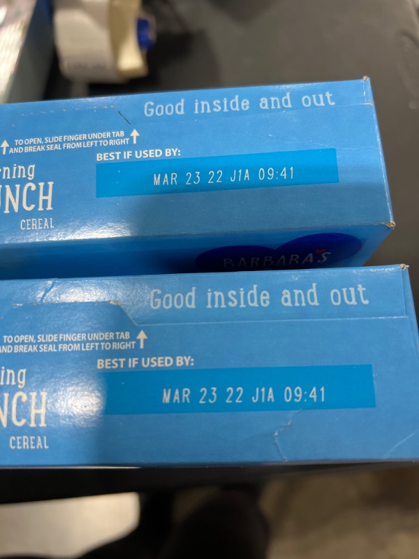 Photo 2 of 2 Boxes of Three Sisters Barbara's Morning Oat Crunch Original Cereal, Heart Healthy, Non-GMO, 14 Oz Box BEST BY: MAR 23.2022