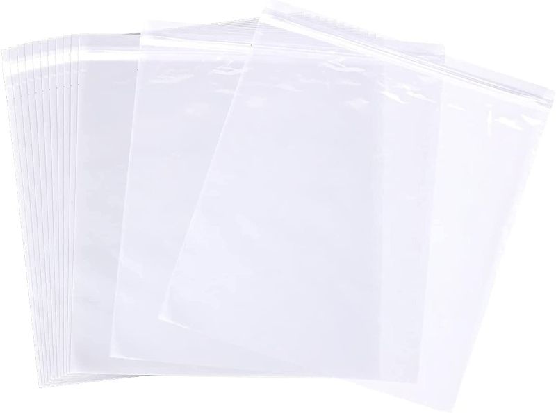 Photo 1 of Clear Resealable 1 Gallon Plastic Bags for Storage and Shipping (240 Pack)
