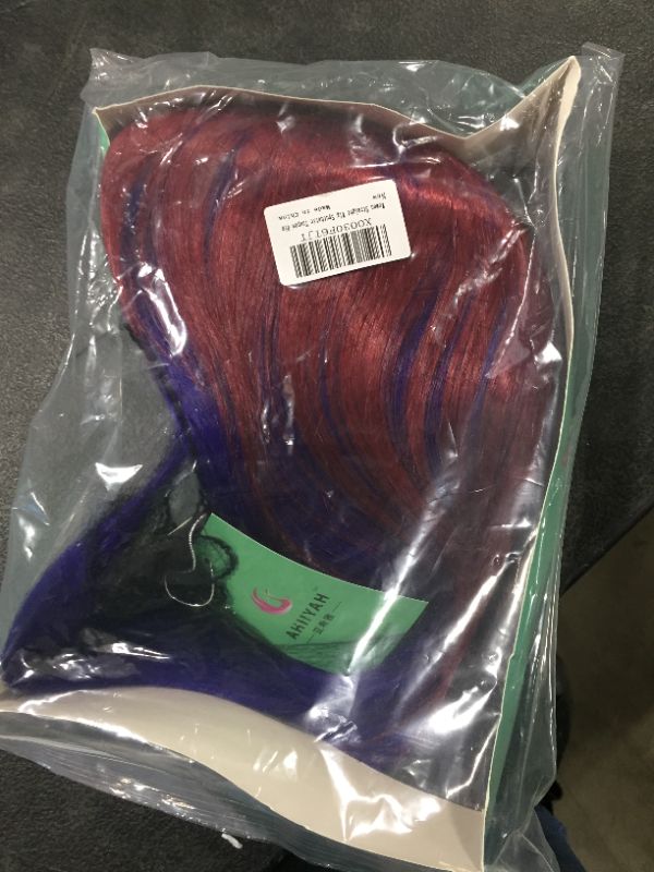 Photo 1 of ahiiyah wig red blue ombre out 