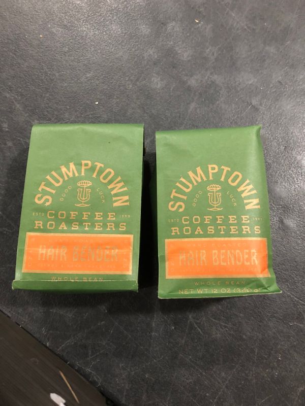 Photo 2 of 2 Pack Stumptown Coffee Roasters Hair Bender Citrus & Dark Chocolate Blend Whole Bean Coffee, 12 Oz