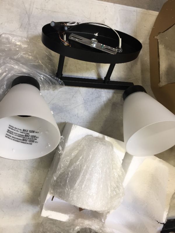 Photo 1 of Phoibos 2 - Light Dimmable Black Vanity Light