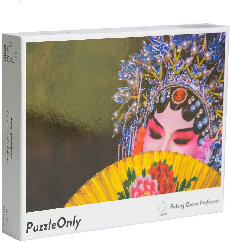 Photo 1 of PuzzleOnly - Peking Opera Performer Puzzle - Random Cut 1000 Pieces Jigsaw Puzzles - Puzzles for Adults and Teens
