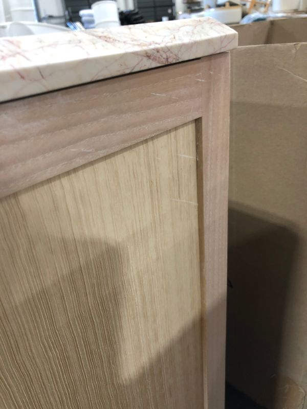 Photo 1 of 4 DRAWER WOODEN DRESSER H33 INCH W47 INCH L25 INCH (DRESSER ONLY)