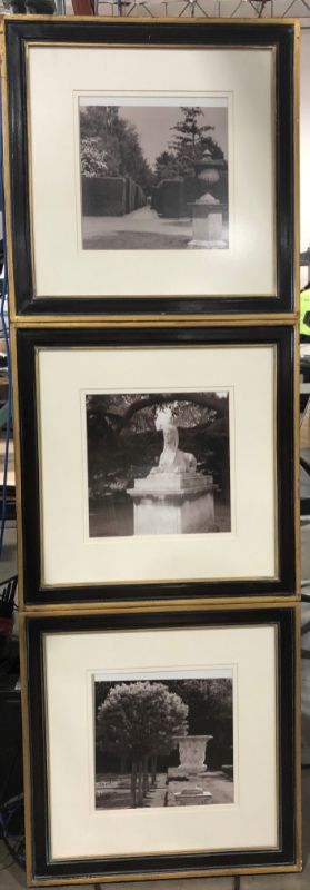 Photo 1 of 3 WINDOW MATTED  FRAMED BLACK  WHITE DECORATIVE PHOTOS UNKNOWN PHOTO LOCATIONS  ARTISTS APPROX 67H X 23W INCHES