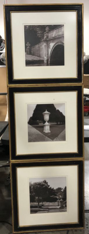 Photo 1 of 3 WINDOW MATTED  FRAMED BLACK  WHITE DECORATIVE PHOTOS UNKNOWN PHOTO LOCATIONS  ARTISTS APPROX 67H X 23W INCHES