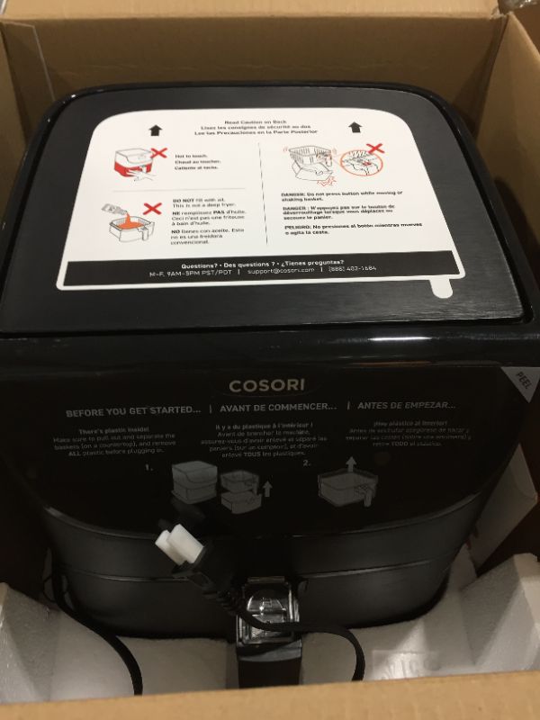 Photo 3 of Cosori Air Fryer,Max XL 5.8 Quart,1700-Watt Electric Hot Air Fryers Oven