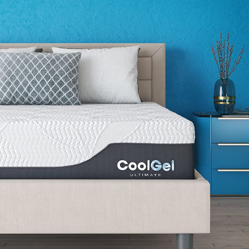 Photo 1 of Classic Brands Cool Gel Chill Memory Foam 12-Inch Mattress CertiPUR-US Certified | Bed-in-a-Box, Twin
