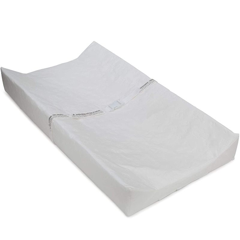 Photo 1 of Delta Children Contoured Changing Pad, White
