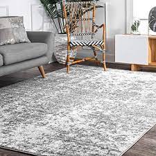 Photo 1 of Gray Ruby Distressed Mist Area Rug 8'2"x11'6"
