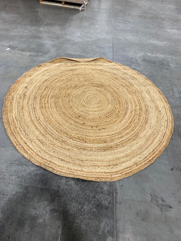 Photo 1 of 73" woven round rug 