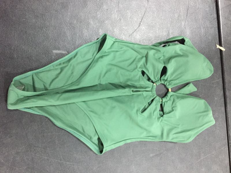 Photo 1 of CUPSHE ONE PIECE GREEN SWIM SUIT SIZE M