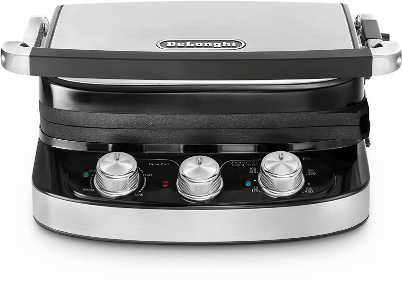 Photo 1 of De'Longhi Electric Indoor Grill, Silver
