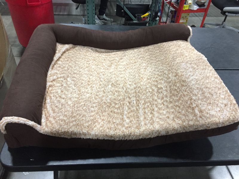 Photo 1 of 42x34 inch Brown Memory Foam Dog Bed 