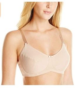 Photo 1 of Amoena Women's Ruth Cotton Wire-Free Bra 38C
