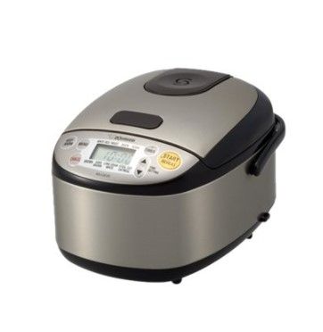 Photo 1 of Zojirushi - Micom 0.6-Quart Rice Cooker - Stainless black
