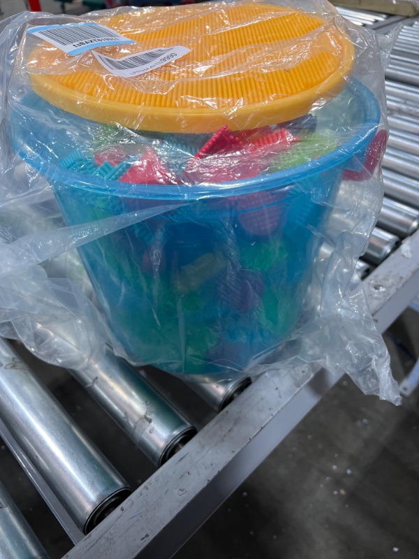 Photo 1 of BUCKET OF BUILDING TOYS 