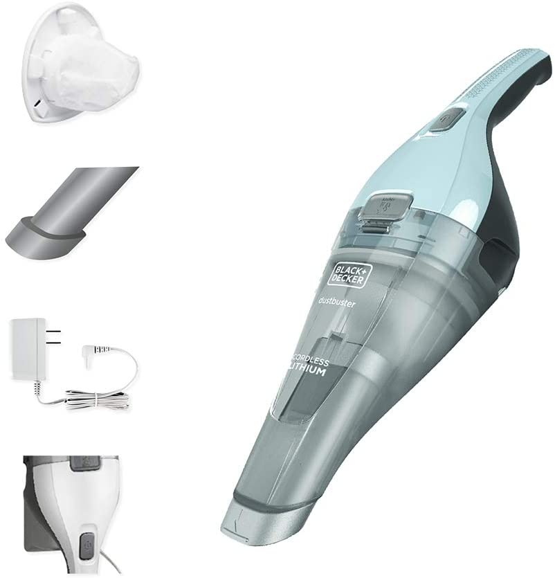 Photo 1 of beyond by BLACK+DECKER Cordless dustbuster® - Handheld Vacuum Cleaner - Cordless, Icy Blue - Mini Vacuum Cleaner (Model Number: HNVC215B12AEV)
