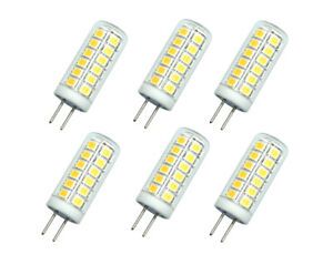 Photo 1 of 2pk | 6pcs G4 LED T4 3W White/Warm White 39-2835SMD Lamp 110V 120V Ceramic Light