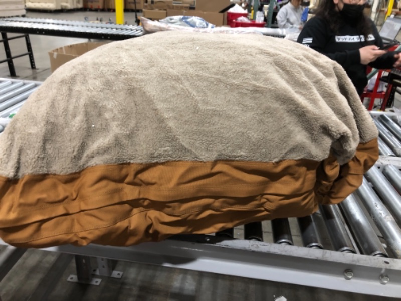 Photo 2 of Carhartt Durable Canvas Dog Bed, Premium Pet Bed With Water-Repellent Coating
