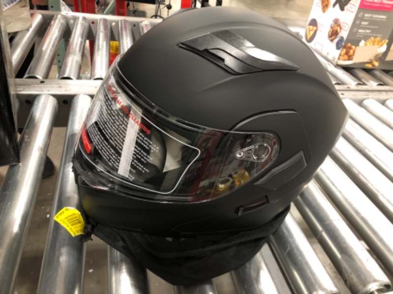 Photo 2 of 1Storm Motorcycle Modular Full Face Helmet Flip up Dual Visor Inner Sun Shield: HB89 XL