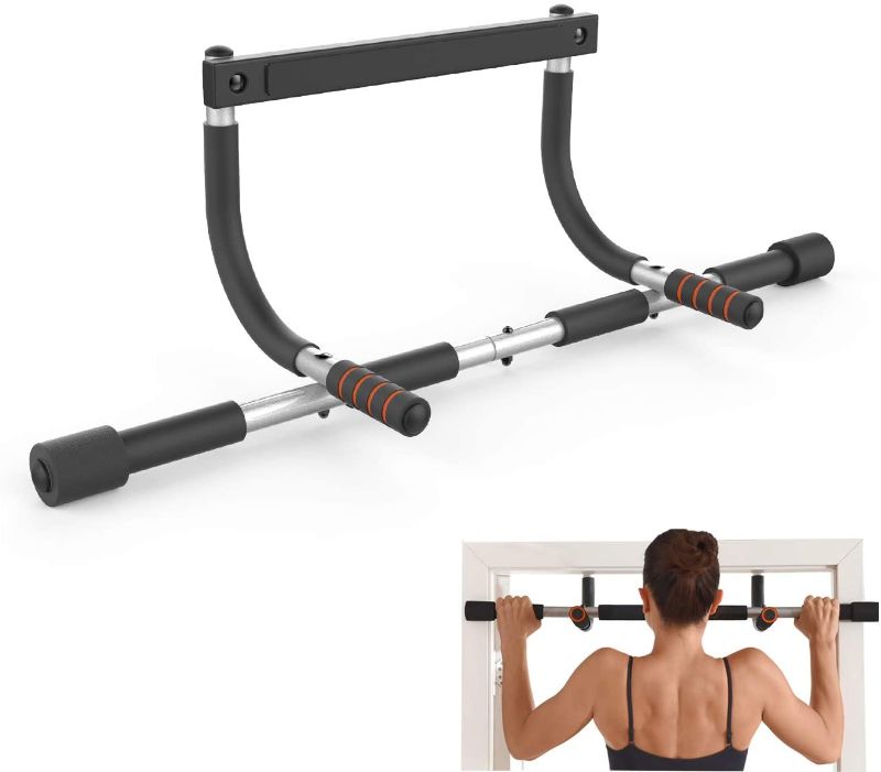 Photo 1 of CEAYUN Pull up Bar for Doorway, Portable Pullup Chin up Bar Home, No Screws Multifunctional Dip bar Fitness, Door Exercise Equipment Body Gym System Trainer
