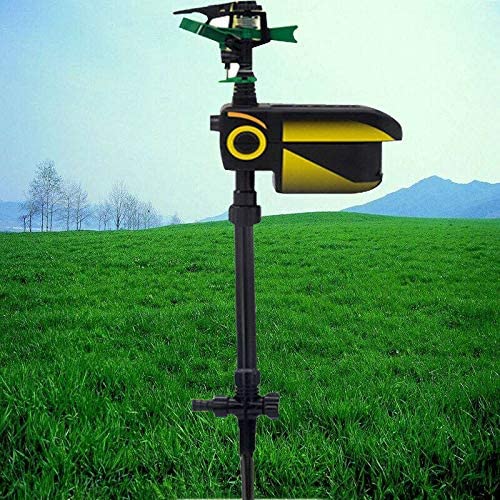 Photo 1 of BSTOOL Solar Scarecrow Motion Activated Sprinkler Water Animal Repellent Deterrent Sprinkler with Day and Night Detection Modes
